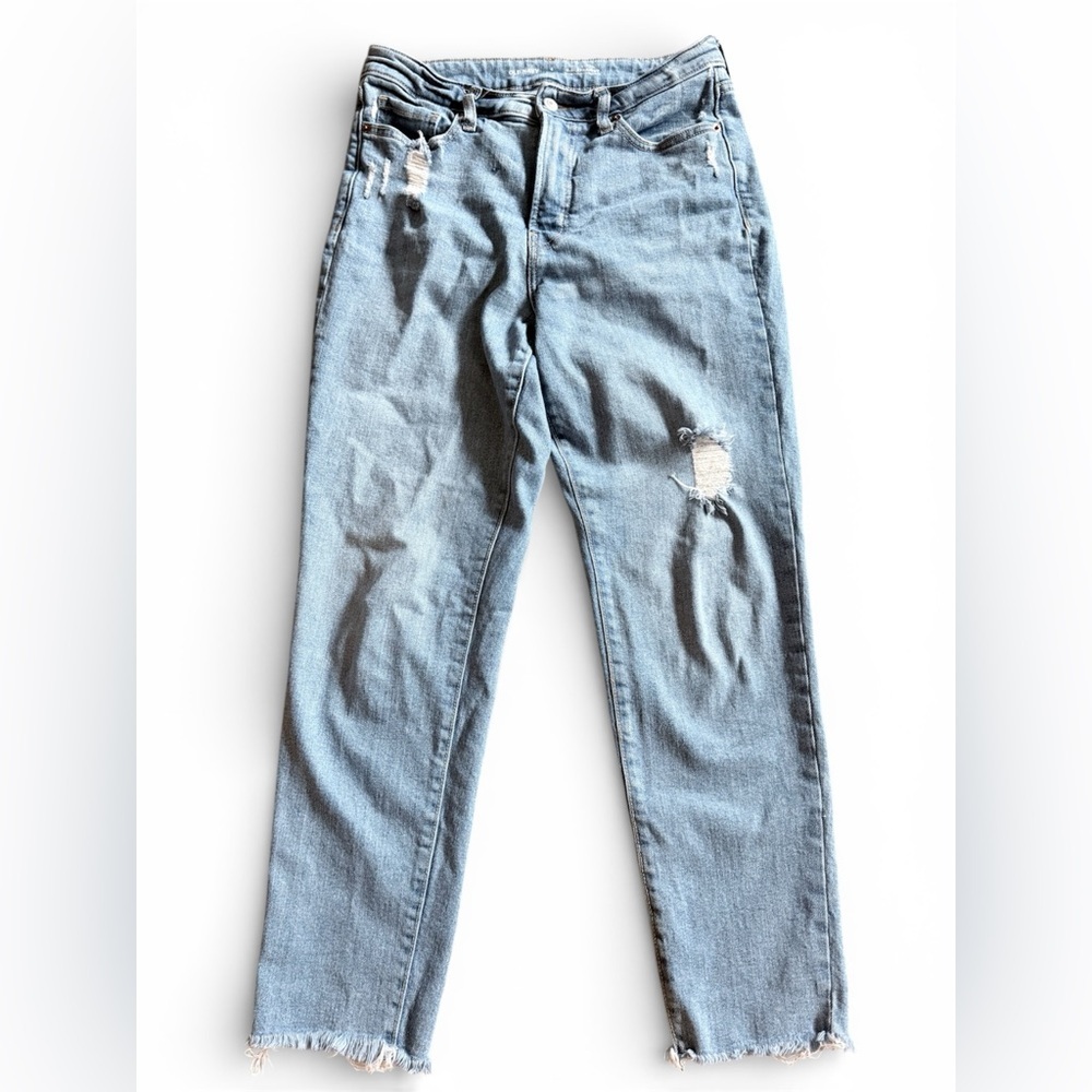 American Eagle O.G straight Distressed Blue Jeans - Picture 1 of 4